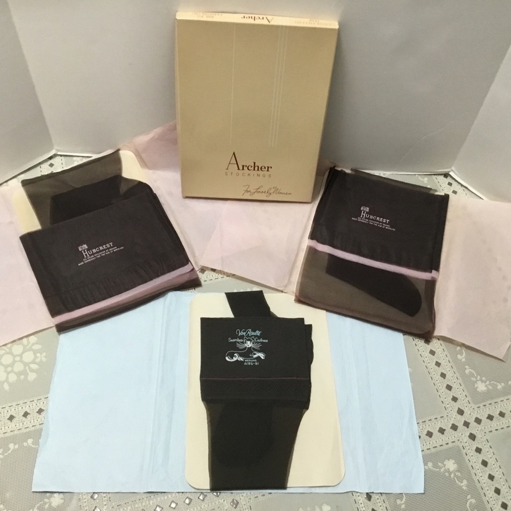 Vintage seamless stockings Hubcrest & Van Raalte